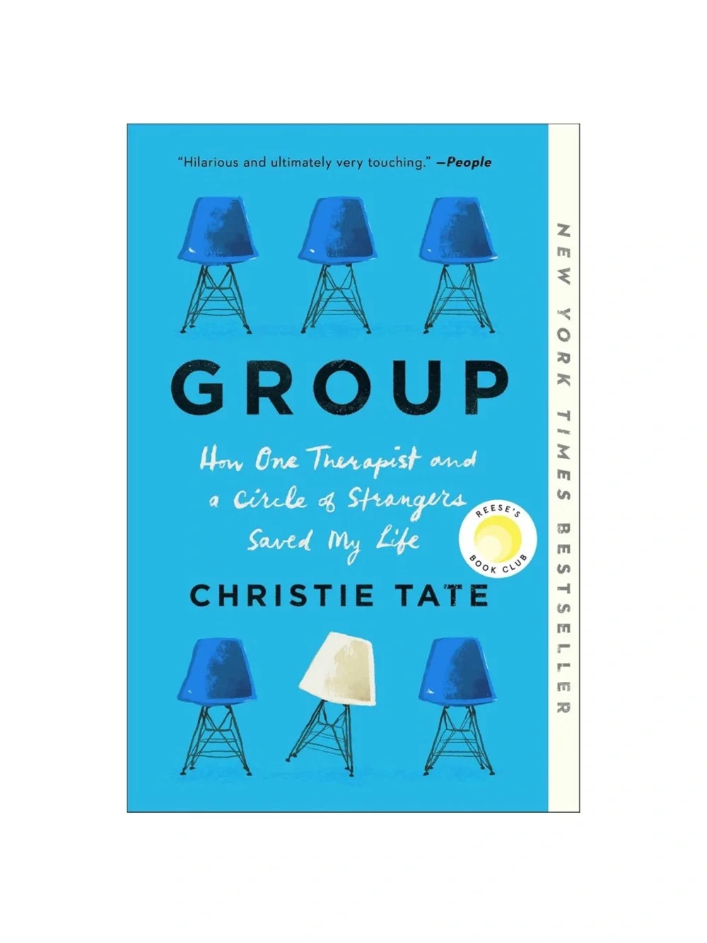 Group by Christie Tate – Blue Paperback Book